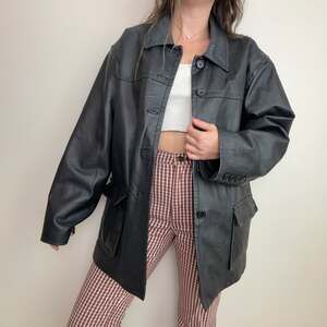 Vintage Black Leather Jacket